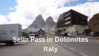 Sella Pass in Dolomites Italy