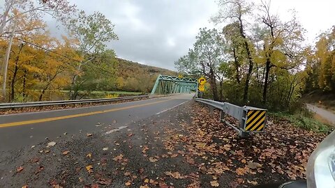 Tiger 1200 on Wet US Hiway 50 MD-WV