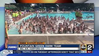 Fountain Green Swim Team GMM Shoutout