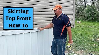 Skirting Top Front How To