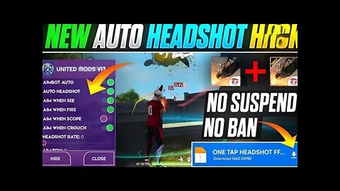 Best Onetap Headshot Tool !! FFH4X Mod Menu Fire !! OP Sensitivity