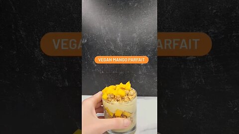 vegan mango parfait