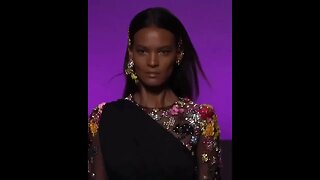 Supermodel Liya Kebede for Versace Spring/Summer 2019