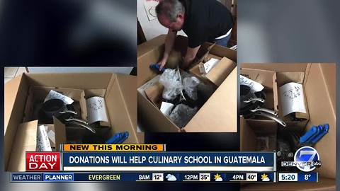 Local donations going to culinary school in Guatemala