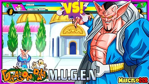 Dabura & Mestre Kame Vs. Vermouth (GOD U.11) & Bio Broly - Dragon Ball M.U.G.E.N