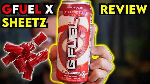 GFUEL Sheetz Exclusive RED LICORICE Review