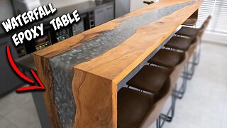 DIY Waterfall Epoxy River Table | Fixing a HUGE MISTAKE