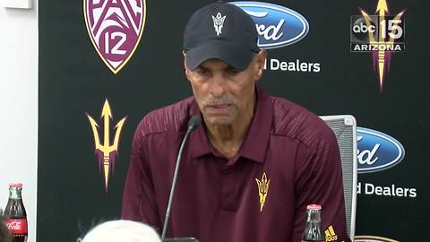 Herm Edwards breaks down ASU's Week 1 win - ABC15 Sports