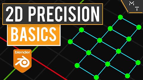 2D Basics Of Blender 2.9+ / 3.0 Precision Modeling - Extruding and Clean Up - Tutorial | Part - 13