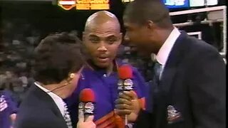 June 16, 1993 - Charles Barkley Has Some Fun with Announcers