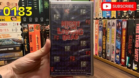 [0183] NIGHT OF THE LIVING DEAD (1968) VHS [INSPECT] [#nightofthelivingdead #nightofthelivingdeadVHS
