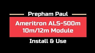 Ameritron ALS-500m Amplifier 10m/12m Module Upgrade
