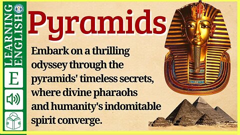 Learn English through Story ⭐ Level 3 – Pyramids – Graded Reader | WooEnglish