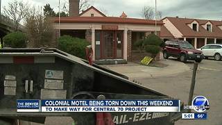 Central 70 project officially begins Saturday with demolition of Colonial Motel