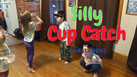 Silly Cup Catch Challenge | Krazy Kidz Creations