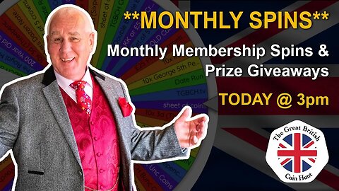 Monthly Membership Spins (Full Monty, Patreon & Payhip) FRIDAY @ 3pm 31/03/2023