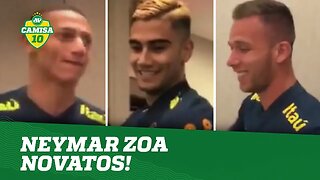 NEYMAR ZOA NOVATOS da SELEÇÃO! Que RESENHA!