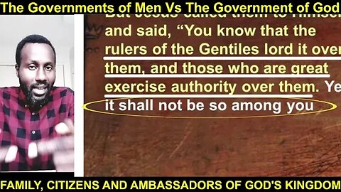 Man's Vs God's Government Part 2