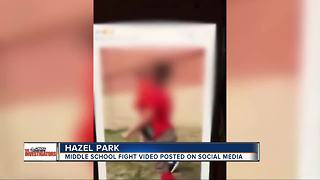 Video of disturbing fight at metro Detroit middle school posted on social media