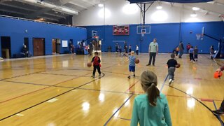 Upward basketball practice