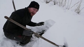Harvesting Veggies Under 1 Foot Of Snow, After 5 Weeks Sub Zero