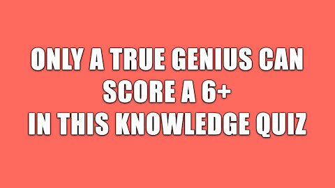 General Knowledge Quiz #2