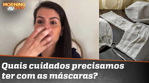 Os cuidados com a utilização das máscaras