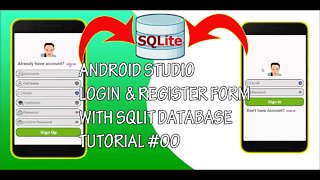 Login and Register Form Using SQLite Database in Android Studio [TAGALOG] Tutorial #0