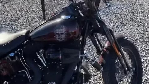 $500 Harley Davidson custom paint , Really Clean Bike at Copart