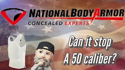 National Body Armor Concealed Armor - Can it stop a 50 caliber?