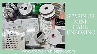 Stampin Up Mini Haul Unboxing