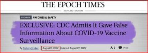 CDC Director Admits Giving FALSE Information EPISODE 328