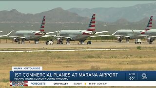First commercial airplanes at Marana airport help economy despite COVID-19
