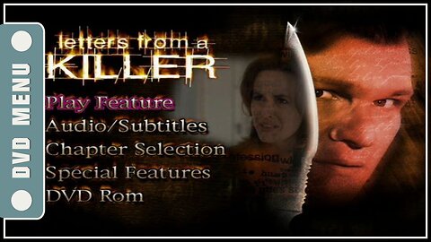 Letters from a Killer - DVD Menu