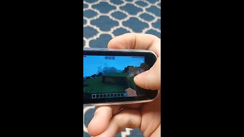 tiny Minecraft controls on this temu smartphone