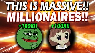PEPE COIN AND MILADY MEMECOIN WILL EXPLODE!! IF YOU HOLD WATCH NOW!!