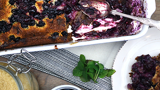 Delicious blueberry cobbler recipe