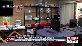 Interview with Jenks East Intermediate Principal on First Day of School
