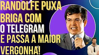 Randolfe puxa briga com o Telegram e se dá mal!