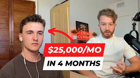 How Stephen Got to $25k/mo With his Video Marketing Agency in 4 Months inside Client Ascension