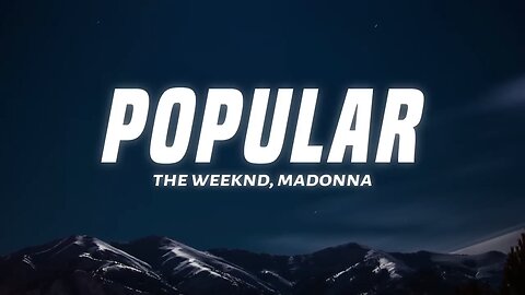 The weekend,Madonna&playboi carti (popular) song #viralsong