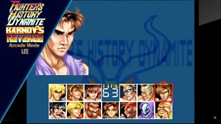 Fighter's History Dynamite (Karnov's Revenge) - Arcade Mode - Lee