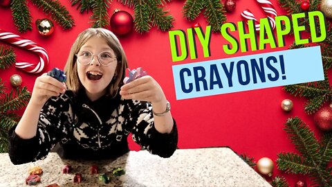 Super Fun Shaped Crayons | 12 Days of Homemade Christmas Day 9