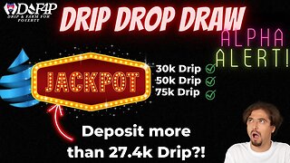 Drip Network Drip Drop Draw how the taxes and bonus drip allocation will work