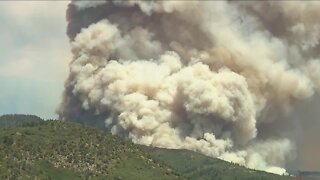 Grizzly Creek Fire shuts down I-70 in Glenwood Canyon in western Colorado