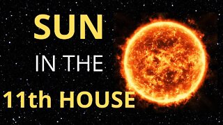 Sun in the 11th House in Astrology