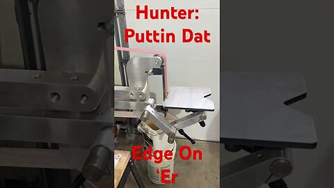 Putting the Edge on the Hunter #diy #homemade #knife #montana #metal