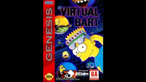 Virtual Bart Sega Mega Drive Genesis Review