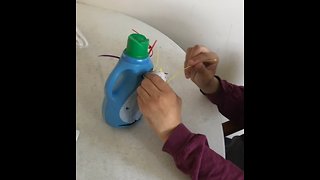 Wiffle Ball Spider Fine-Motor Activity