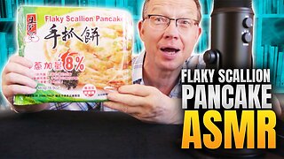 Flaky Scallion Pancake Mukbang, Tasty Scallion Pancake, ASMR Eating Show Mukbang